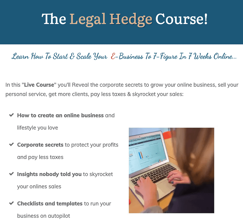 Legal Hedge Course By E-Corporate Lawyer